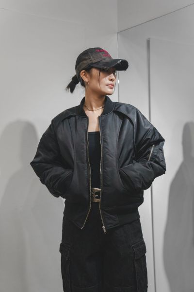 EGO FETCH Padded Bomber Jacket