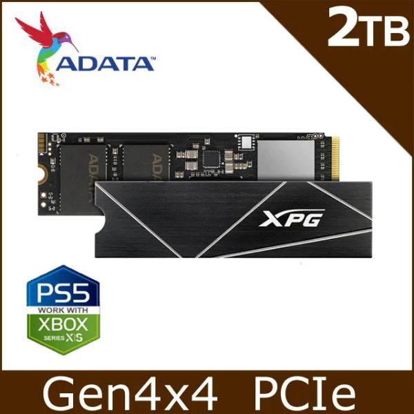 圖片 威剛 XPG S70 BLADE 2T/Gen4/讀:7400M/寫:6400M/ DRAM快取/五年/贈散熱片