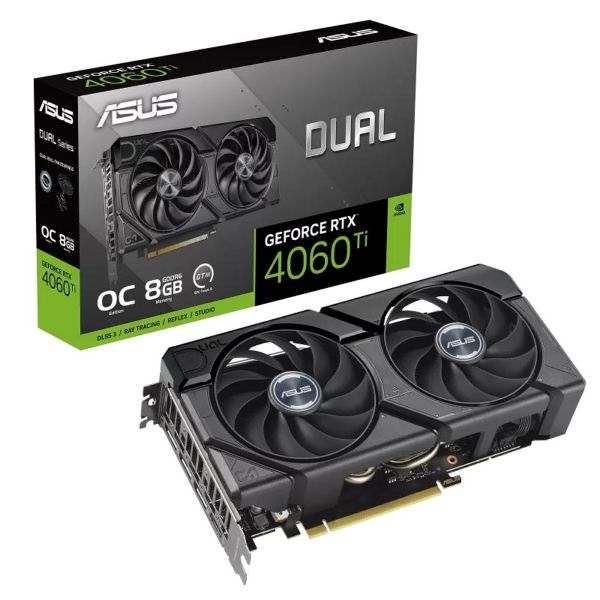 圖片 ASUS 華碩 DUAL-RTX4060TI-O8G-EVO 超頻版 8GB GDDR6