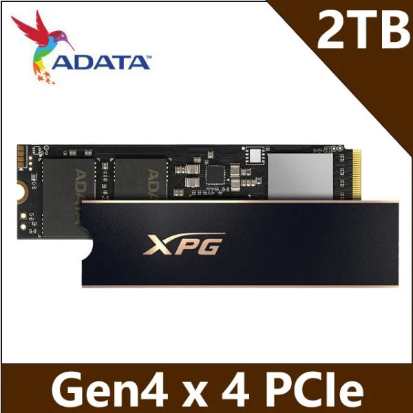 圖片 威剛 XPG S70 PRO 2TB黑/Gen4/讀:7400/寫:6800/SMI主控/DRAM快取/五年/贈散熱片