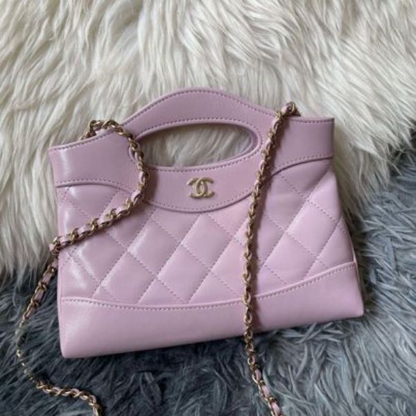 圖片 Chanel 24c 粉色油蠟橫版31bag