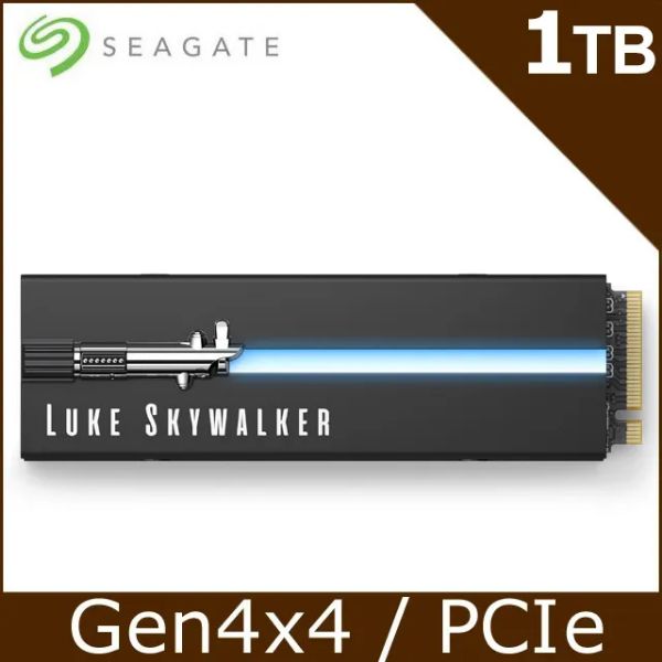 圖片 Seagate FireCuda 530 1TB星際大戰版/散熱片/Gen4 PCIe 4.0/(火梭魚)讀:7300M/寫:6900M