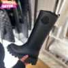 圖片 Moncler Kickstream 黑色防水高筒雨靴 - 簡約設計與全天候防護 EU36/37/38/39/40