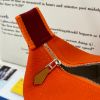 圖片 Hermès Bride-a-Brac 橘色小號盥洗袋
