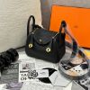 圖片 Hermès Mini Lindy 黑色金釦