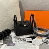 圖片 Hermès Mini Lindy 黑色金釦