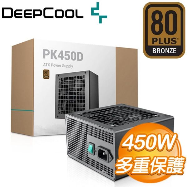 圖片 九州風神 DEEPCOOL PK450D(450W) 銅牌/DC-DC/5年保