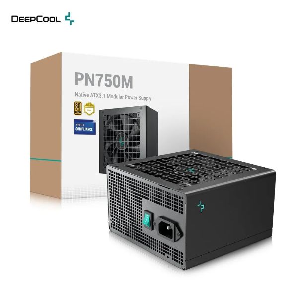 圖片 九州DEEPCOOL PN750M(750W) 雙8/金牌/全模組/ATX3.1(PCIe 5.0)/主日系/10年