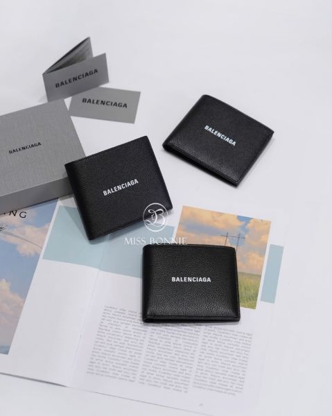 圖片 BALENCIAGA 素面Logo短夾(預購)