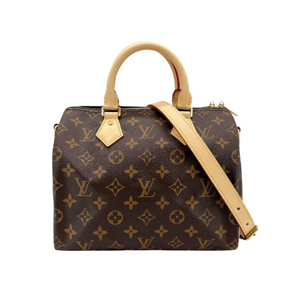 圖片 Louis Vuitton 展示品 Speedy 25 帆布二用波士頓包(M46977-咖)