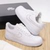 圖片 鞋教 Nike W Air Force 1 '07 Low "Studded Swoosh" 全白 鉚釘 銀勾 女款 FQ8887-100