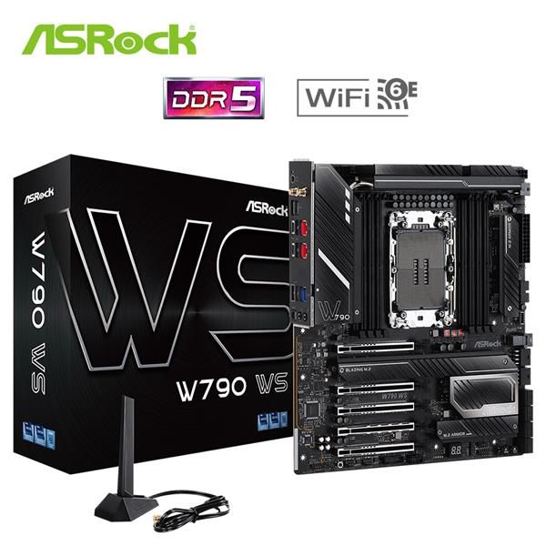 圖片 華擎 W790 WS(EEB/8*DDR5/2*Marvell 10G+Intel 2.5Gb+無線)20+2相供電