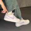 圖片 鞋教 Nike W Air Force 1 Low Shadow "White Lilac Bloom" 淡紫 雙勾 FN6335-102