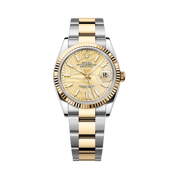 圖片 【ROLEX】勞力士 Date Just系列 126233 停產面盤 金棕櫚 太陽圈 36mm