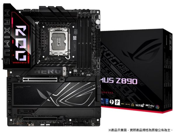 圖片 華碩 ROG MAXIMUS Z890 HERO(ATX/Realtek 5Gb+Intel 2.5G+Wi-Fi 7)22+1+2相