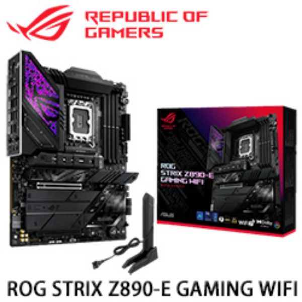 圖片 華碩 ROG STRIX Z890-E GAMING WIFI(ATX/LAN 5Gb+Wi-Fi 7/註五年)18+1+2相