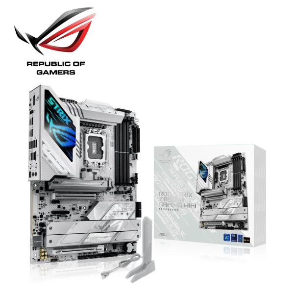 圖片 華碩 ROG STRIX Z890-A GAMING WIFI(ATX/Intel 2.5Gb+Wi-Fi 7/銀白版)16+1+2相