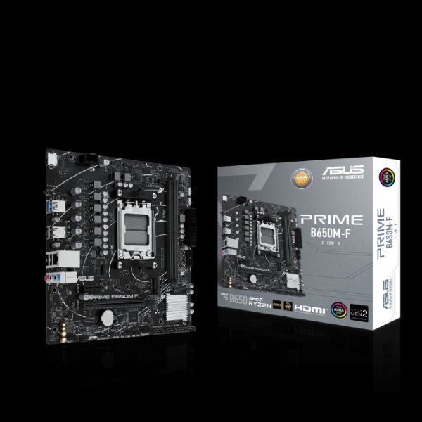 圖片 華碩 PRIME B650M-F-CSM(M-ATX/LAN 1G/註四年/2DIMM)9相