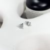 圖片 SWAROVSKI Stilla 圓形單鑽耳環 鍍白金色