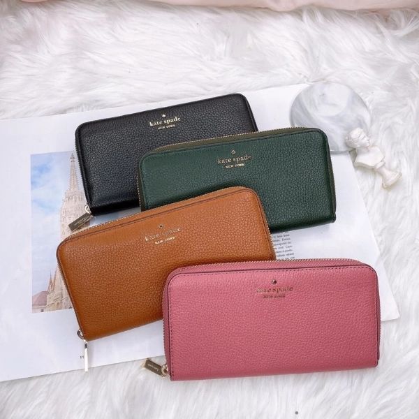 圖片 Kate spade｜KS 荔枝款 ㄇ型拉鍊長夾