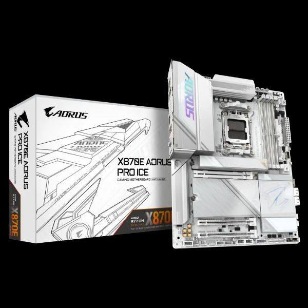 圖片 技嘉 X870E AORUS PRO ICE(冰魄白)(ATX/Realtek2.5G+Wi-Fi 7/註五年)16+2+2相