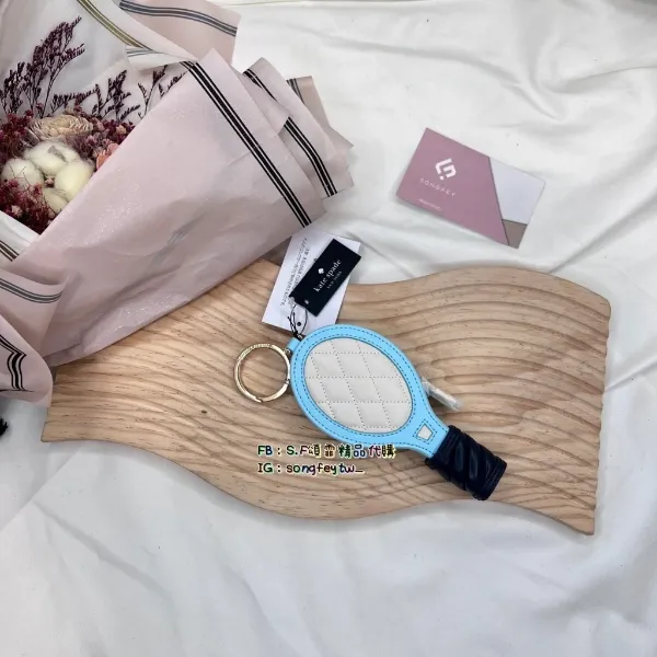圖片 Kate Spade｜KS 網球拍造型零錢包