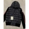 圖片 Moncler 經典配色 手臂小logo 半羽絨 連帽外套