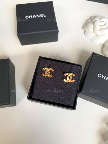 圖片 Chanel 經典CC耳環（金色）