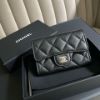 圖片 Chanel 24a黑金荔枝新款卡包