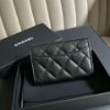 圖片 Chanel 24a黑金荔枝新款卡包