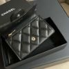 圖片 Chanel 24a黑金荔枝新款卡包