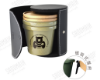 圖片 仙德曼-琺瑯磁吸杯 2入/2蓋 400ml (附收納皮盒) SV3402(黑.白色沒庫存)