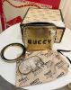 圖片 Gucci 511189 GUCCY 印花小牛皮貝殼相機包 金色【促銷品】