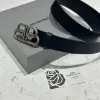 圖片 BALENCIAGA BB LOGO 皮帶