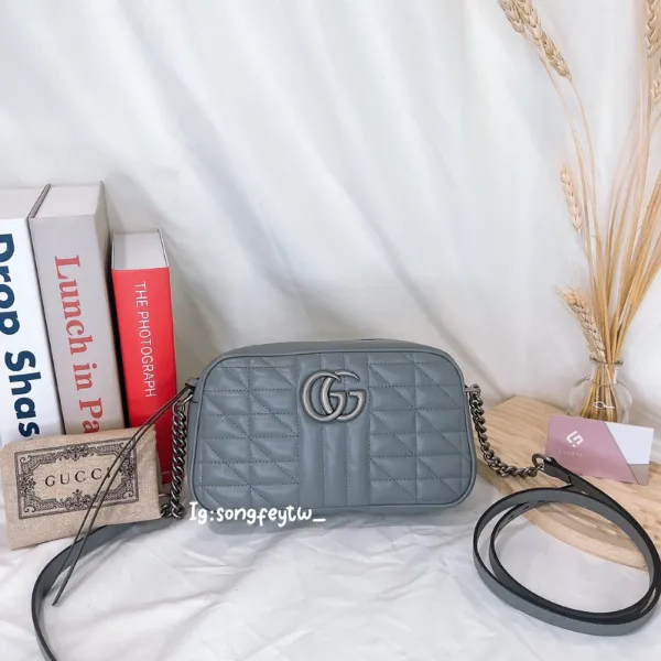 圖片 GUCCI GG Marmont 馬夢 相機包 斜背包