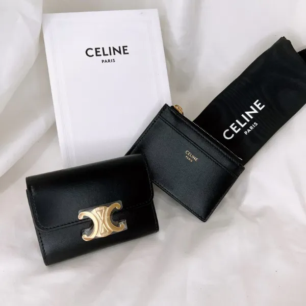 圖片 Celine 凱旋門二合一短夾