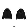 Fear of God Essentials FW24 Home Coming Heavy Fleece Fullzip Hoodie "Black"