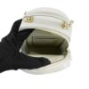 圖片 Chanel 粒紋牛皮淡金釦迷你後背包(AP3753-水泥白)