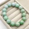 圖片 【琪臻珠寶】天然A貨翡翠糯種果綠圓珠手珠手串(13mm圓珠_緬甸玉_漸層果綠_隨機出貨)