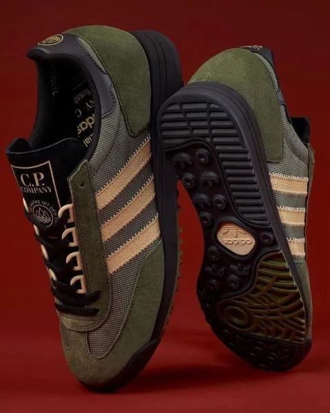 C.P Company x Adidas Originals SL83 SPZL "Dust Green"  IH3306