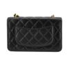 圖片 Chanel 展示品 菱格羊皮獅頭裝飾金鍊帶WOC斜背包(AP3424-黑)
