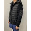 圖片 Moncler 經典 手臂小logo黑色 半羽絨 外套