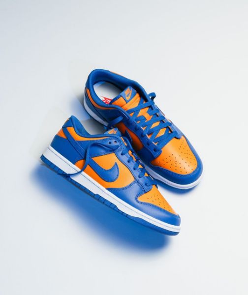 圖片 鞋教 Nike Dunk Low Retro "Knicks" 紐約尼克 藍橘 DV0833-800