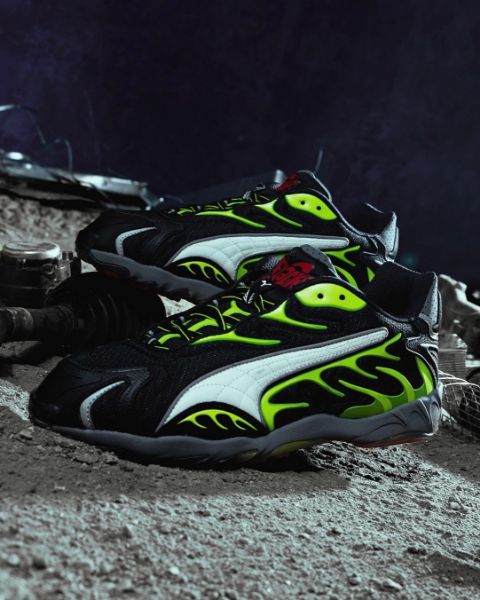 A$AP Rocky x Puma Inhale "Black Lime Pow" 402459-01