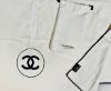 圖片 CHANEL BEAUTY 香奈兒美妝 雙C LOGO 經典米色毛巾毯/披肩