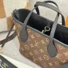 圖片 LOUIS VUITTON M12099 Neverfull Inside Out BB 黑色托特包