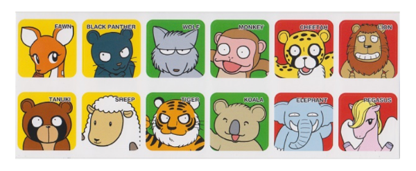 圖片 【數量限定】12分類角色貼紙