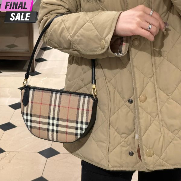 圖片 Burberry 80580061 Vintage 格紋小型 Olympia 包【最終價格 促銷品】