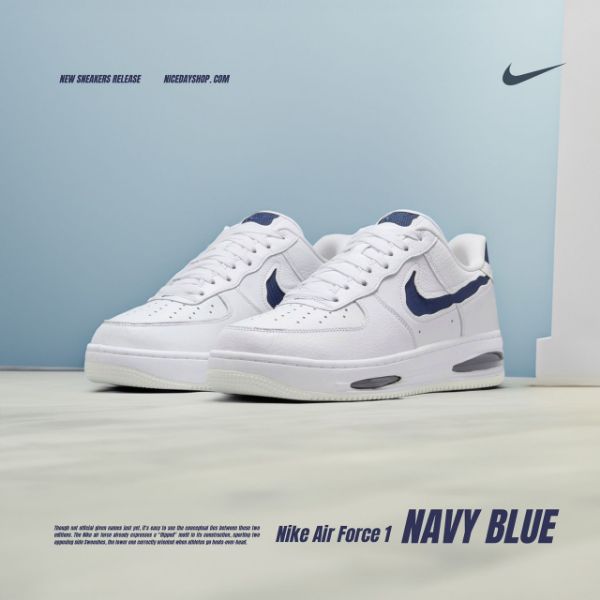 NICEDAY 現貨 Nike Air Force 1 Low EVO 海軍藍 男款 HF3630-102