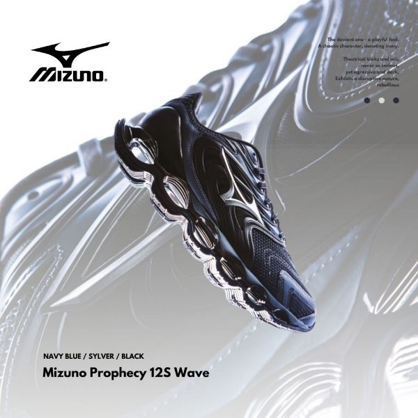 NICEDAY 代購 Mizuno Prophecy 12S Wave 美津濃 黑藍 男款 J1GC234901